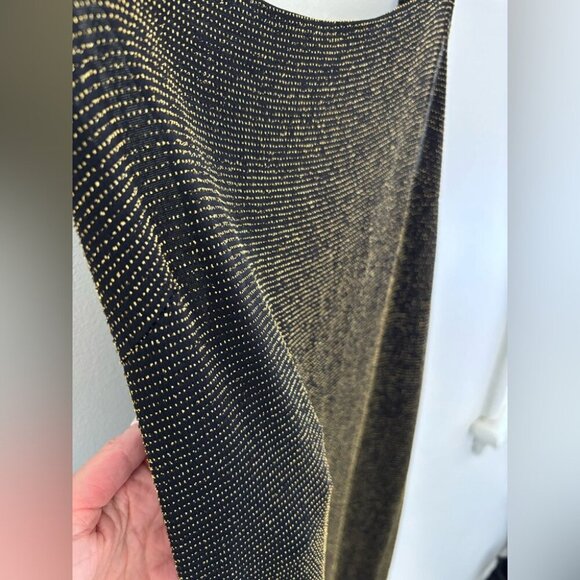 FMX&CO 90s Vintage Gold Glitter Mesh Dress - Picture 2 of 13